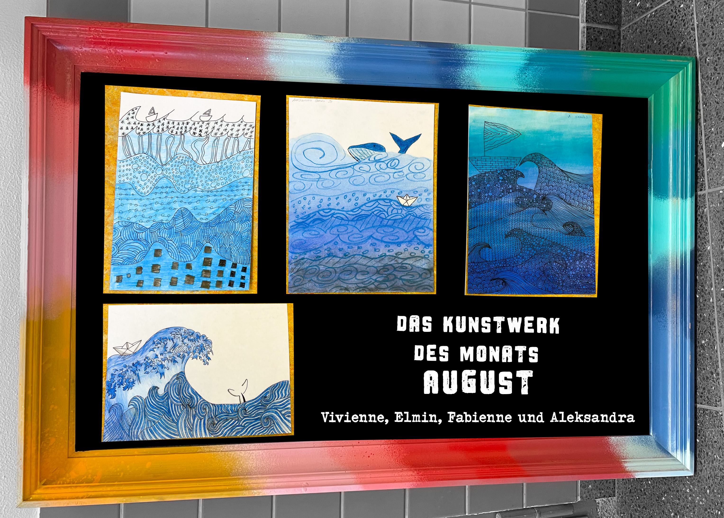 Kunst an der Realschule in Thiede